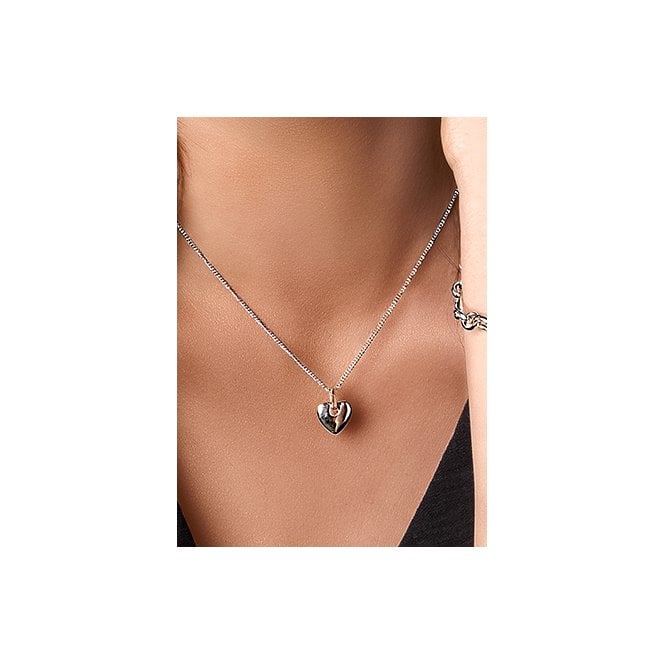 Cariad Silver Pendant Necklace - Image 2