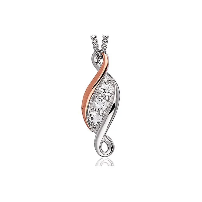 Past Present Future Silver Pendant Necklace - Image 2