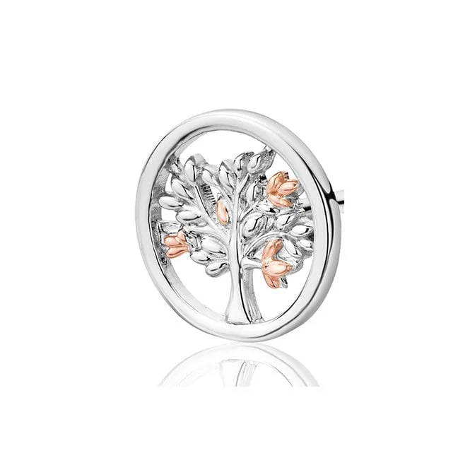 Tree of Life Silver Stud Earrings - Image 2