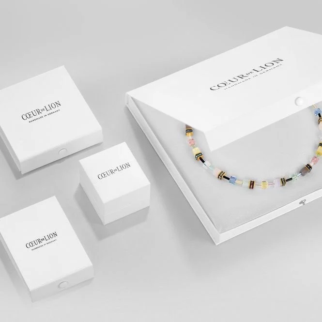 GeoCUBE Bracelet in Silver with Blue & Green - Image 2