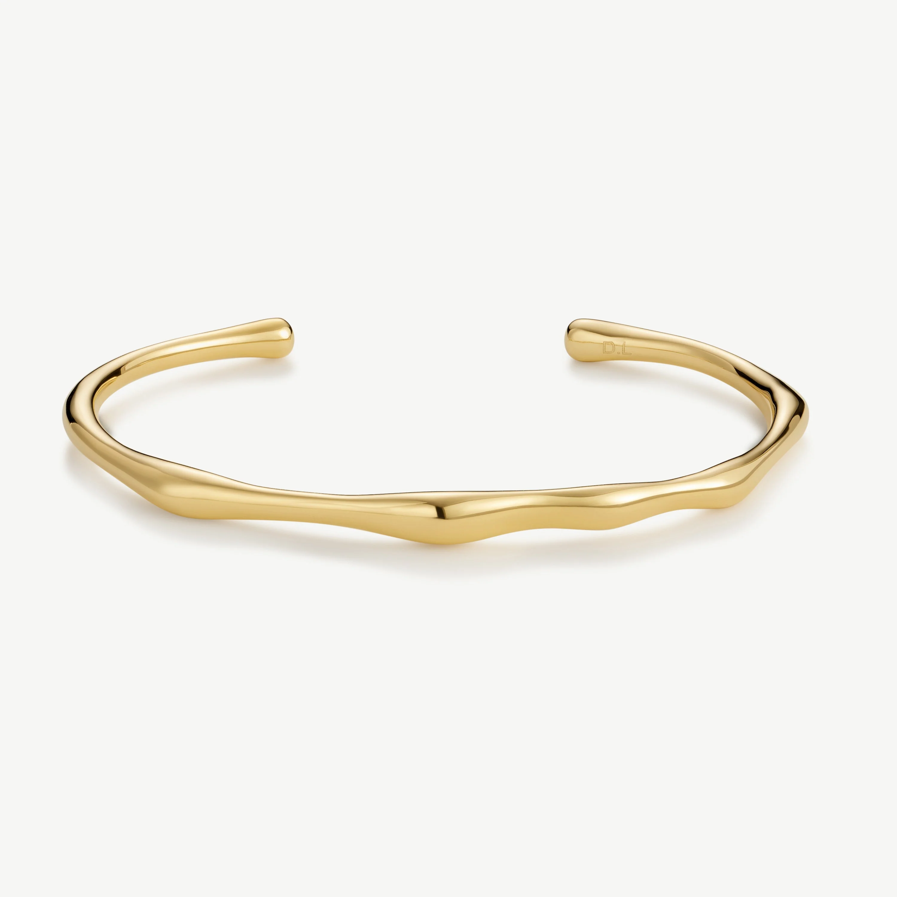 Gold Bamboo Bangle - Image 2