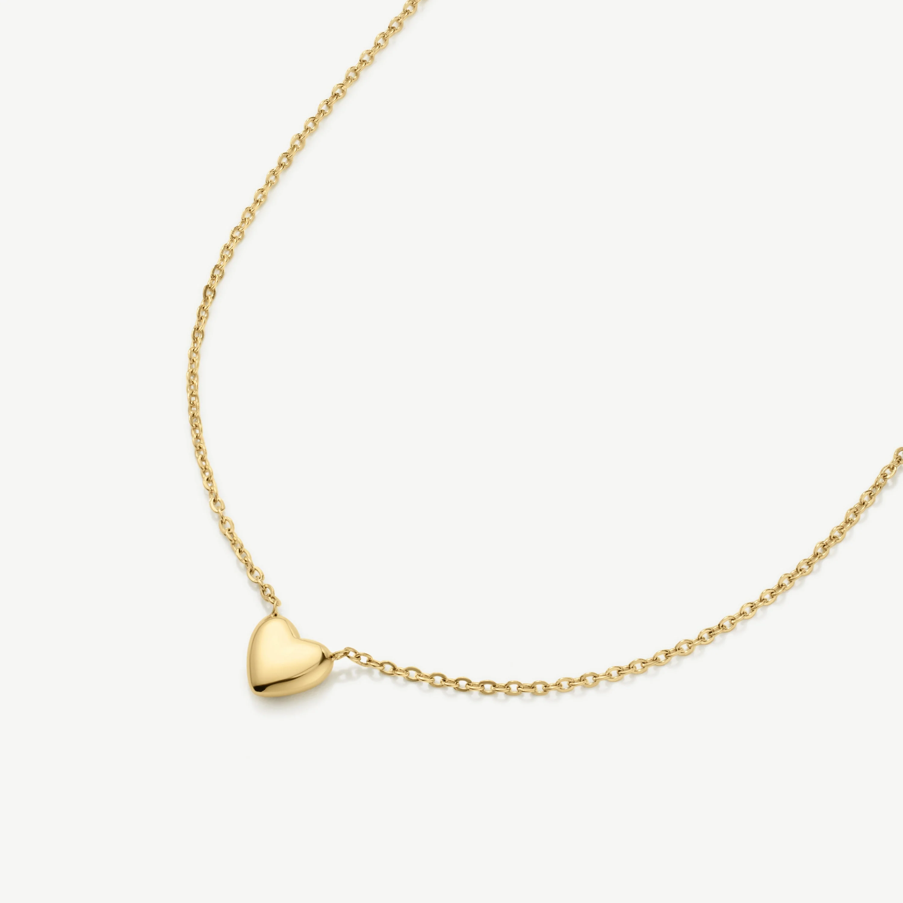 Gold Mini Heart Necklace