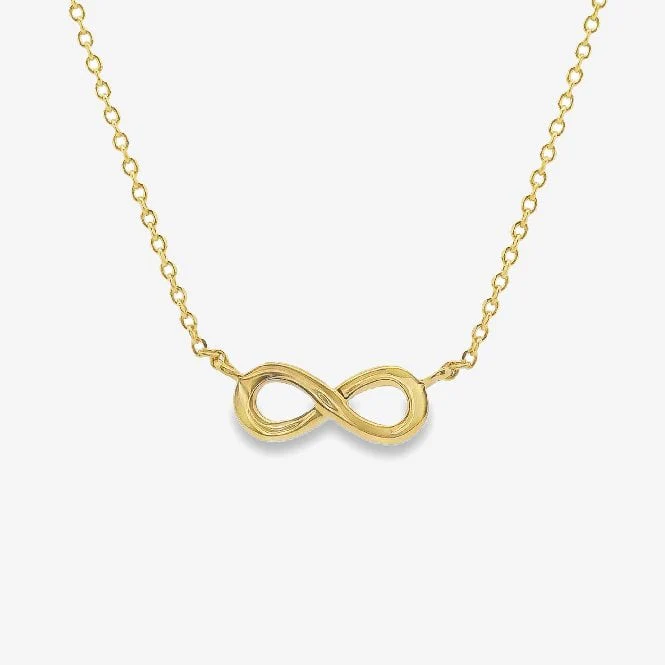 Gold Infinity Loop Necklace