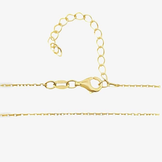 Gold Slim Cross Pendant Necklace - Image 2