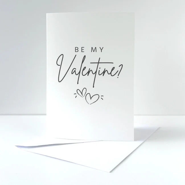 Greeting Card - Be My Valentine