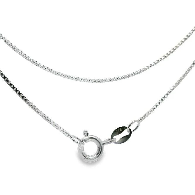 Letter M Silver Initial Pendant Necklace, 40-45cm - Image 2
