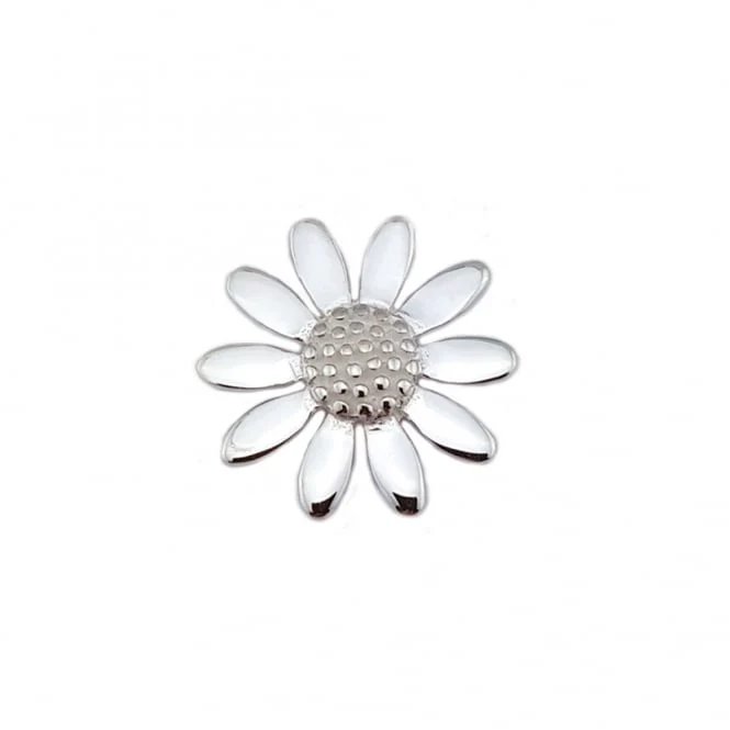 Silver Daisy Pendant Necklace - Image 2