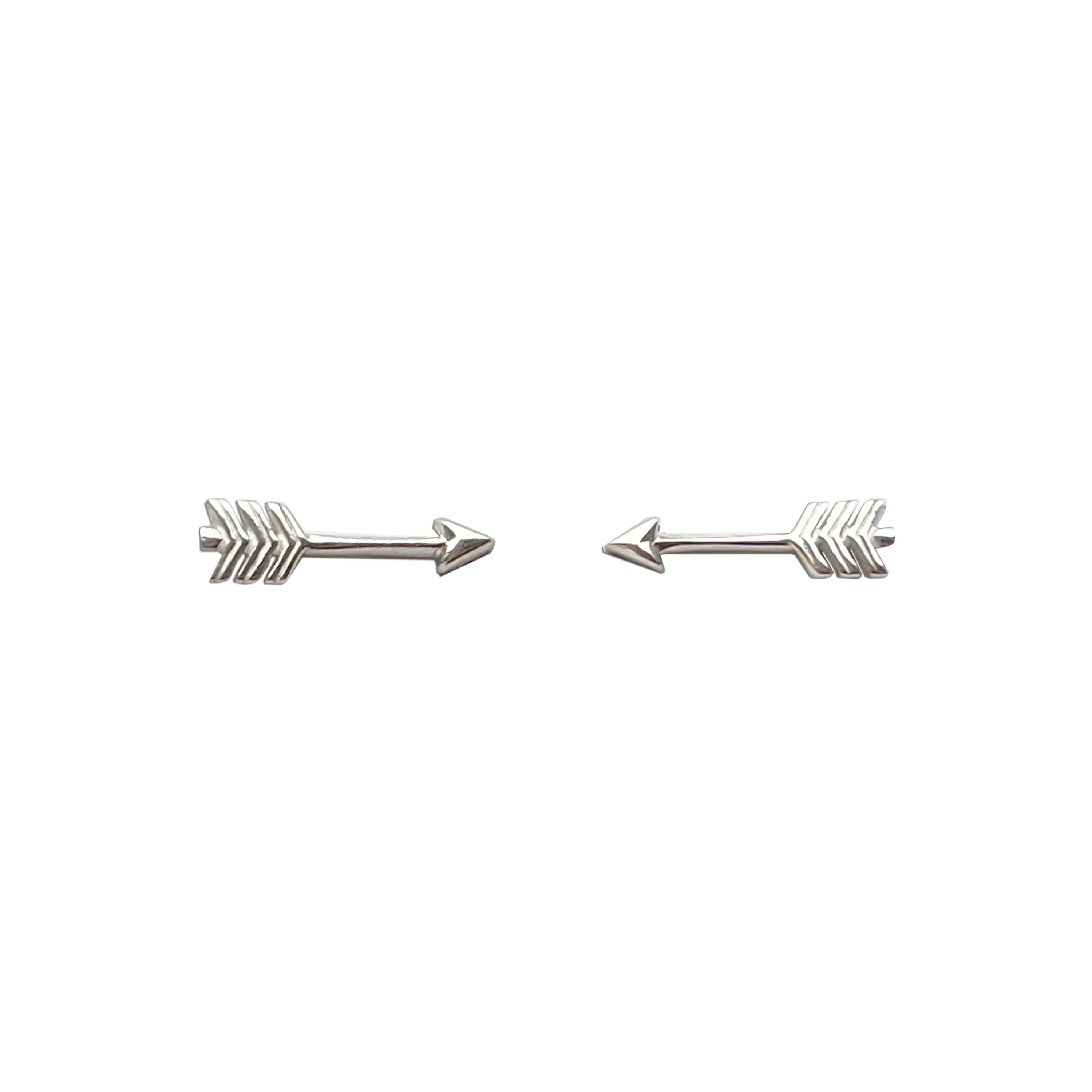 Arrow Earrings in Sterling Silver