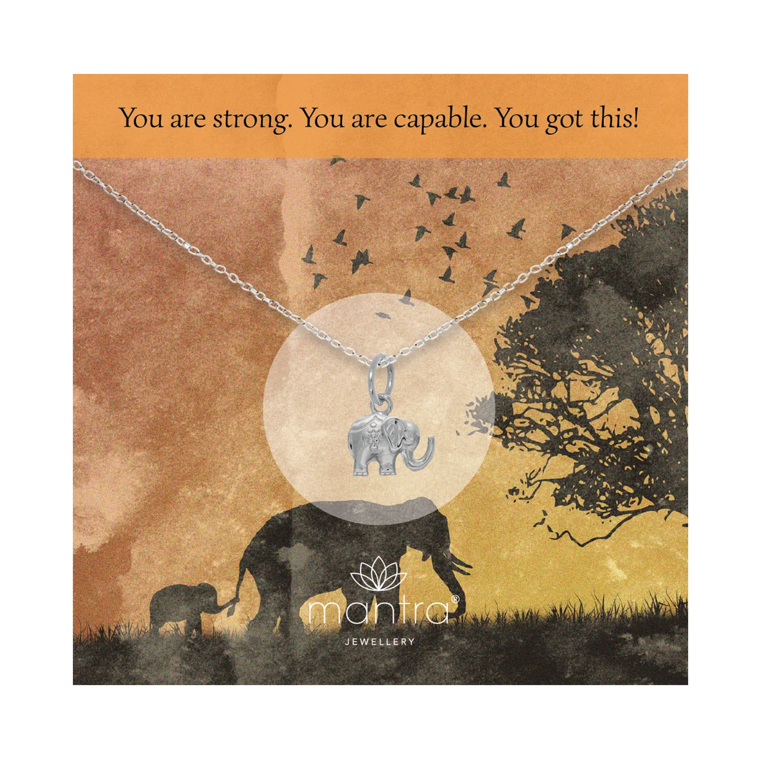 Elephant Necklace in Sterling Silver - Image 4