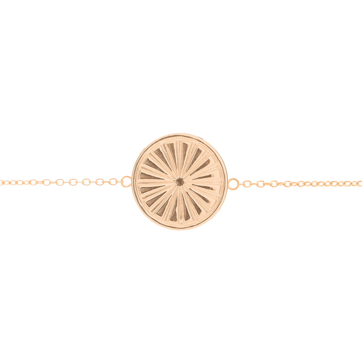 Everything I Need Disc Bracelet in Rose Gold