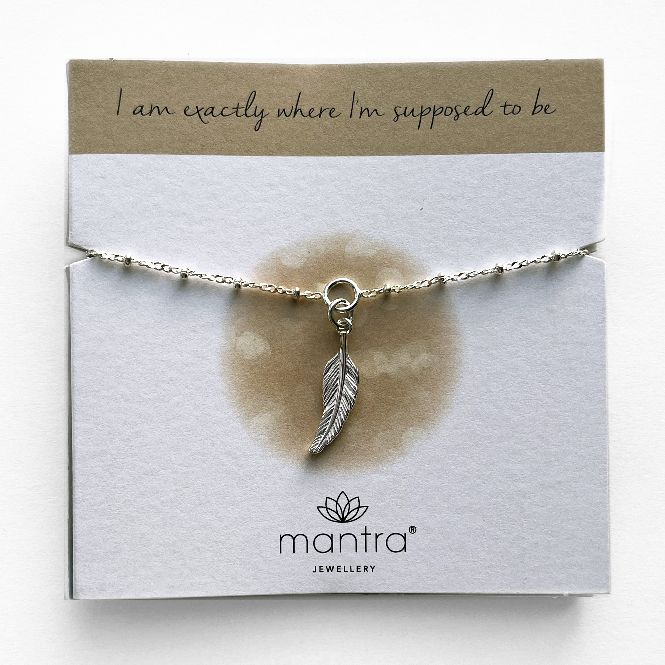 Feather Charm Bracelet in Sterling Silver - Image 3