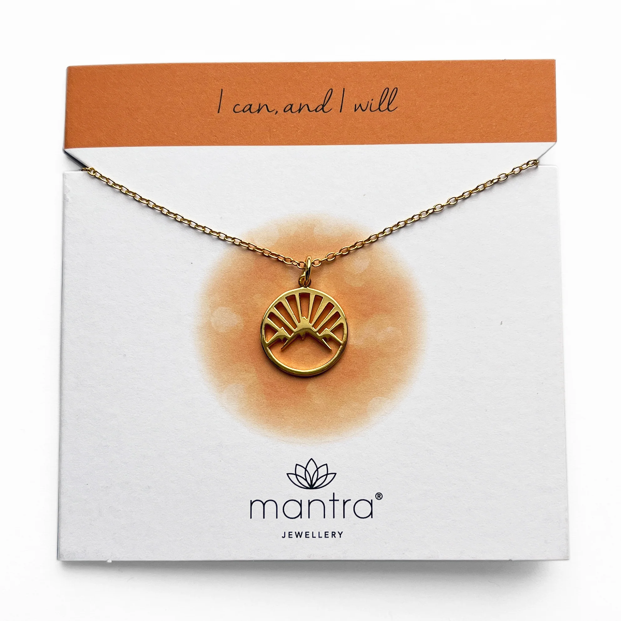Mountain Necklace in Gold - Image 3
