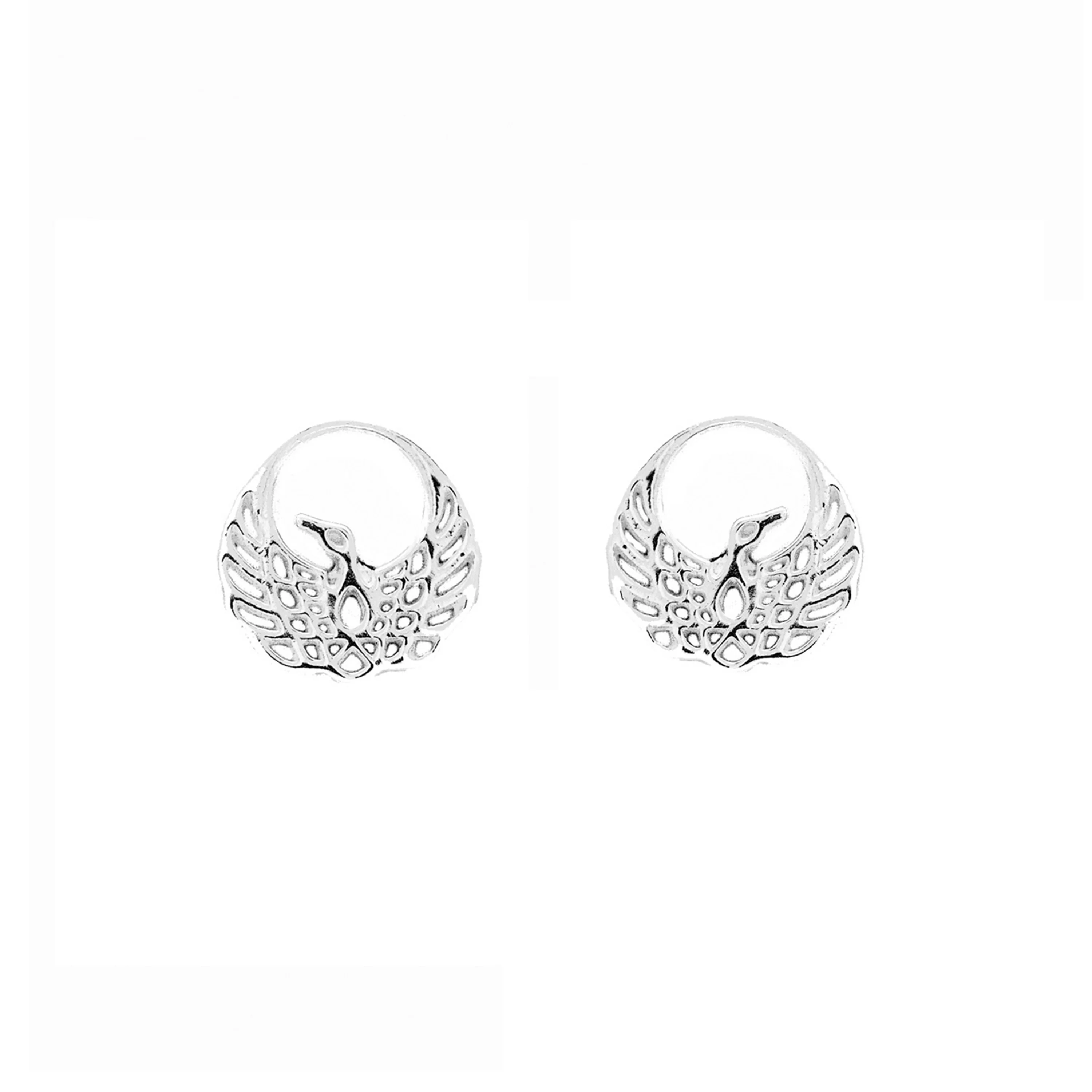 Phoenix Earrings in Sterling Silver