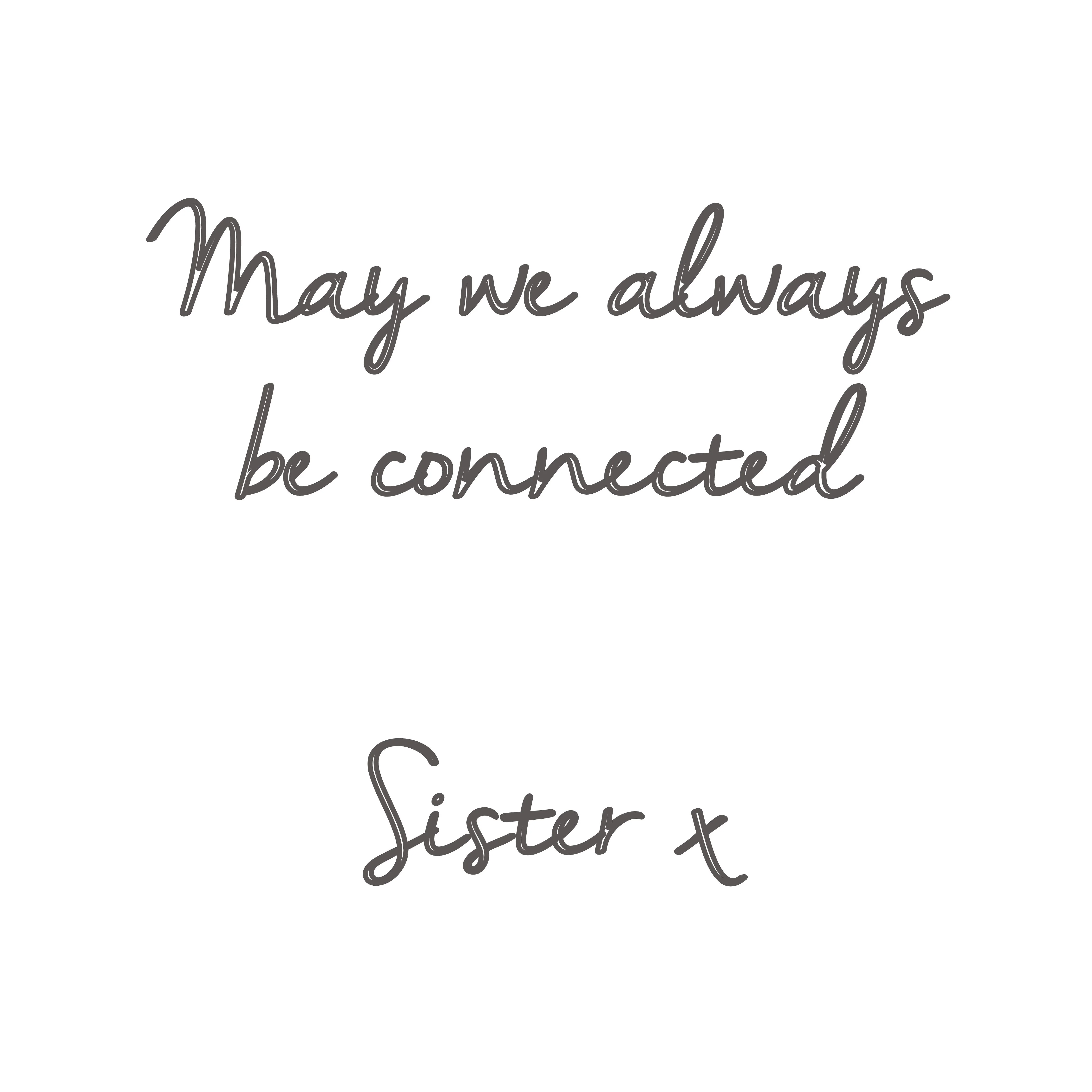 Sister Infinity Charm Bracelet in Sterling Silver - Image 2