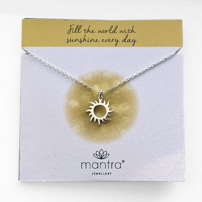 Sun Necklace in Sterling Silver - Image 3