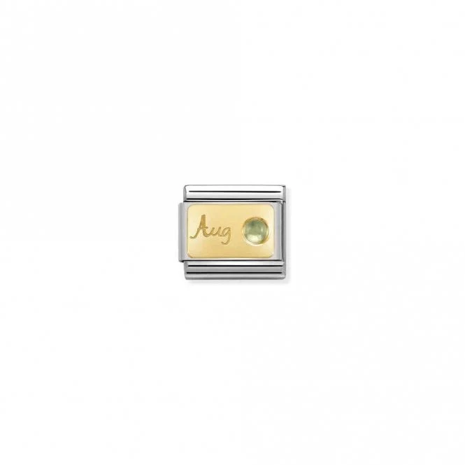 Classic Gold August Peridot Birthday & Birthstone Charms