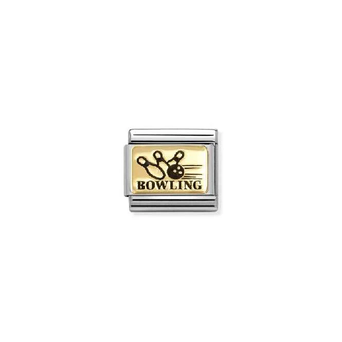 Classic Gold Bowling Sports & Hobbies Charms