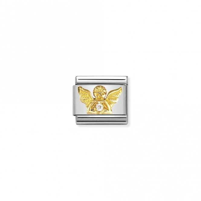 Classic Gold CZ Angel Fashion & Fun Charms