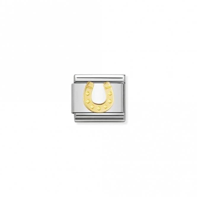 Classic Gold Danish Horseshoe Good Luck Charms
