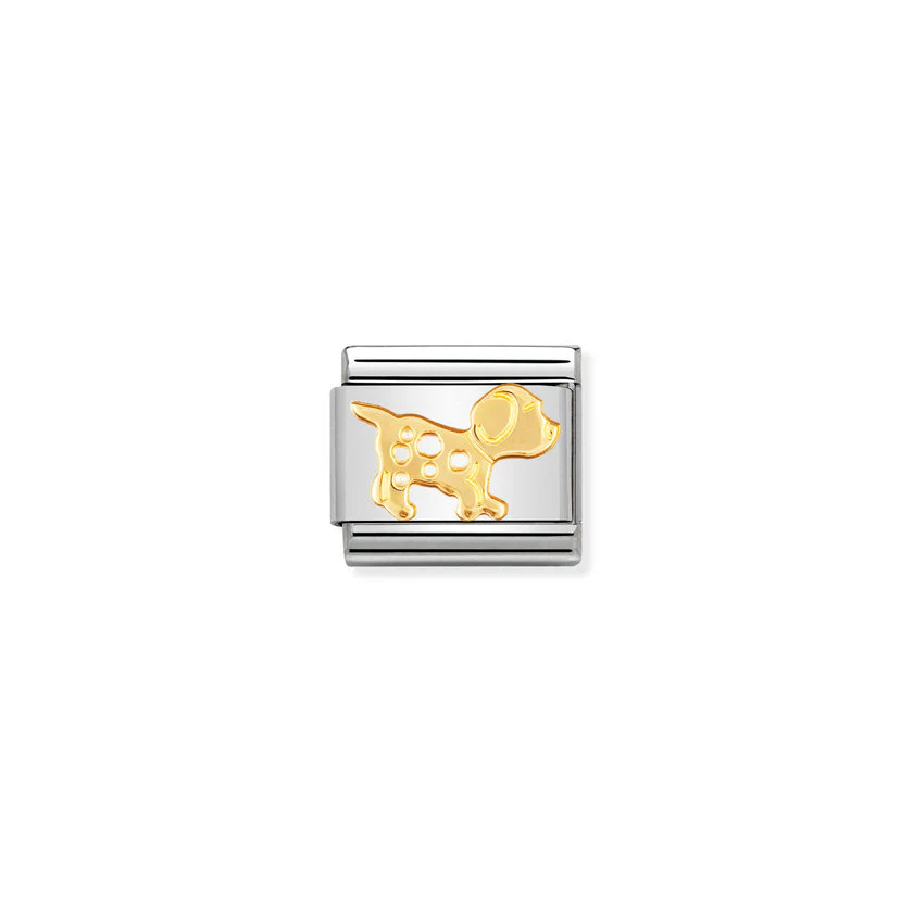 Classic Gold Dog Animals & Pets Charms