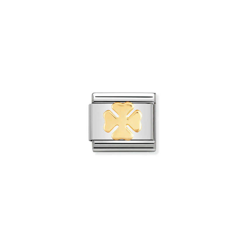 Classic Gold Four-Leaf Clover Good Luck Charms