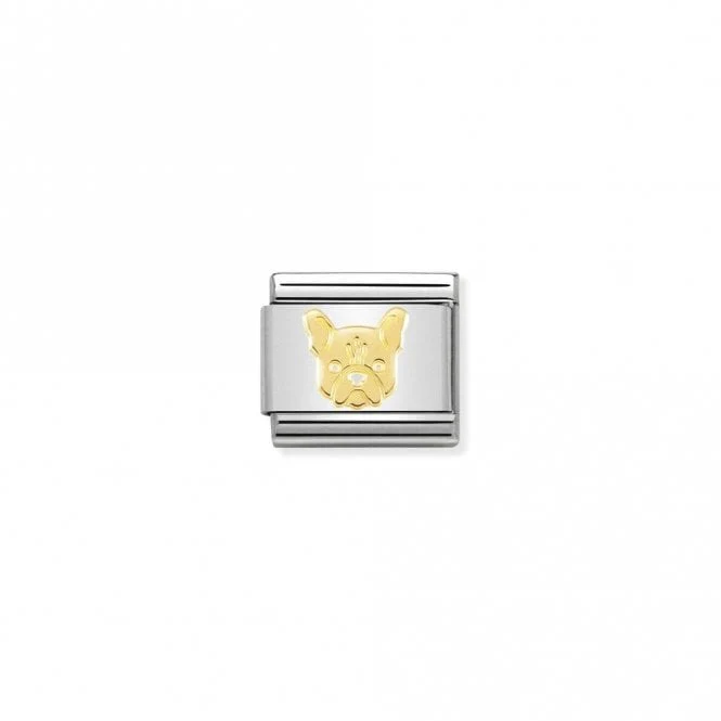 Classic Gold French Bulldog Animal Charms