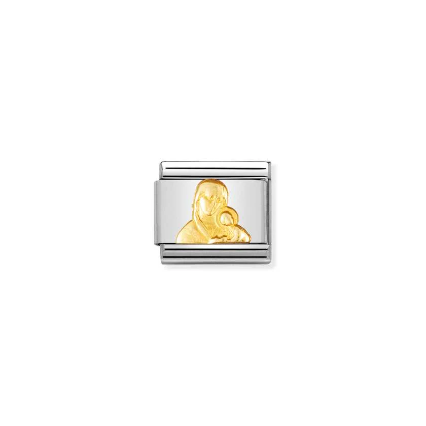 Classic Gold Madonna with Child Faith & Religion Charms