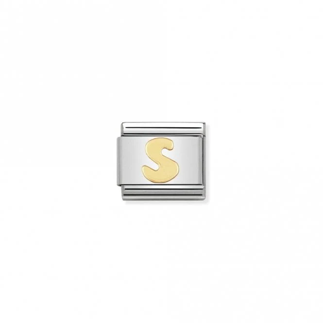 Classic Gold S Letter Charms