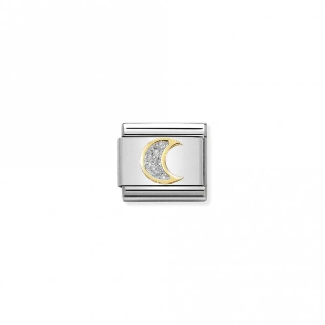 Classic Gold Silver Glitter Moon Fairytale & Fantasy Charms