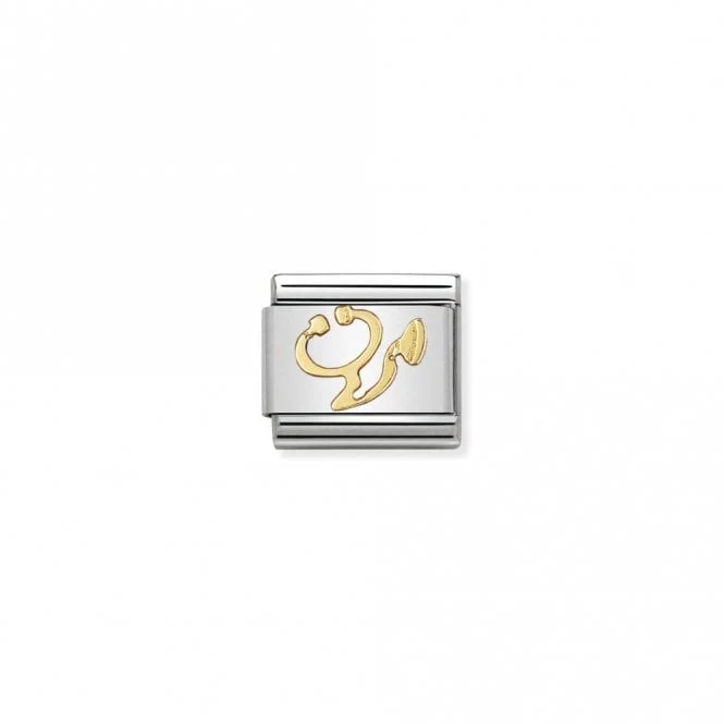 Classic Gold Stethoscope Fashion & Fun Charms