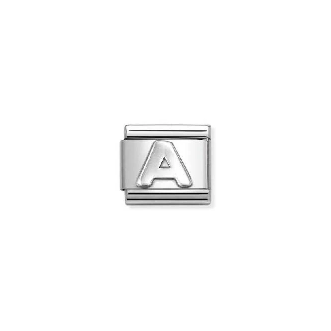 Classic Oxidised Silver A Letters & Numbers Charms