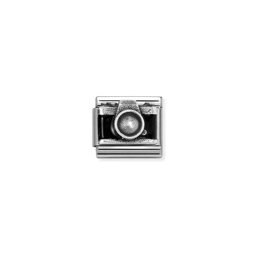 Classic Oxidised Silver Camera Sports & Hobbies Charms