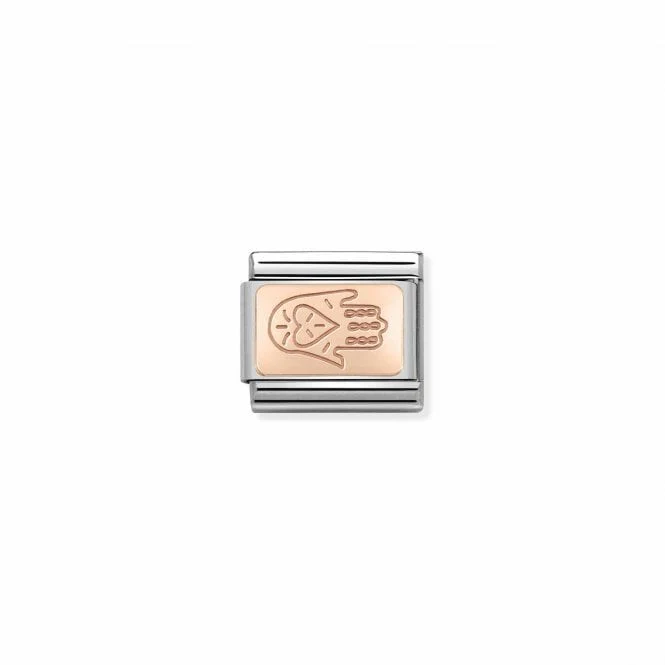 Classic Rose Gold Hand Of Fatima Faith & Religion Charms