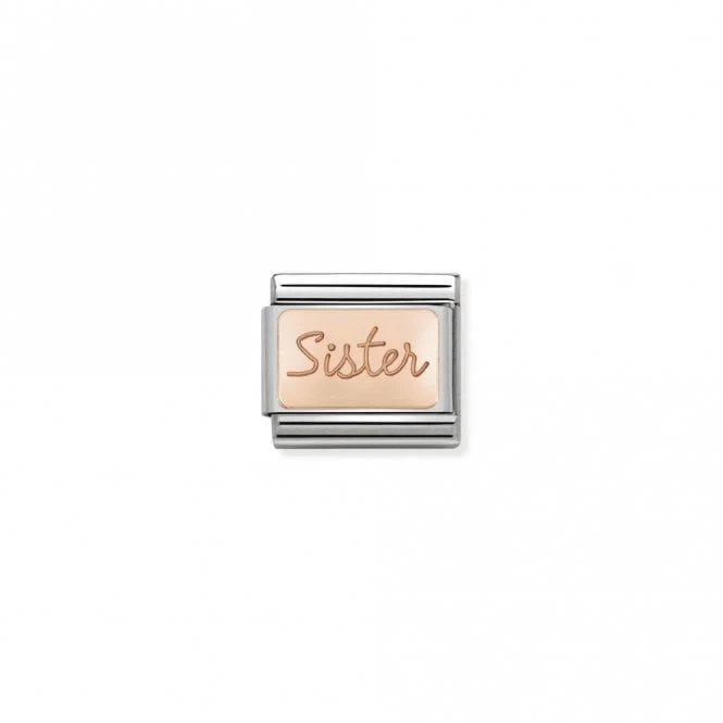 Classic Rose Gold Sister Friends & Family Charms