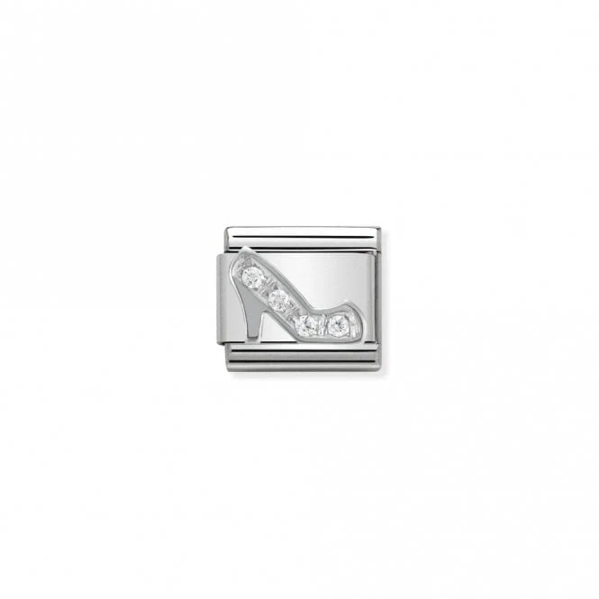 Classic Silver CZ Stiletto Fashion & Fun Charms
