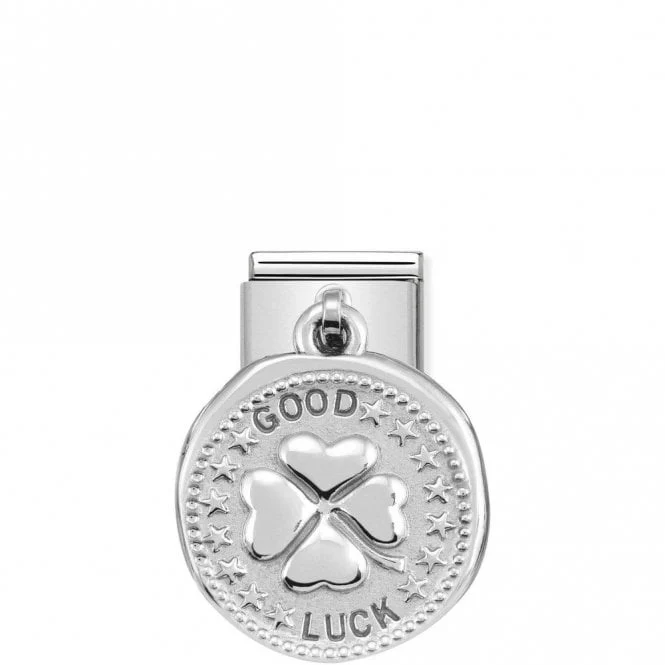 Classic Silver Good Luck Good Luck Pendant Charms