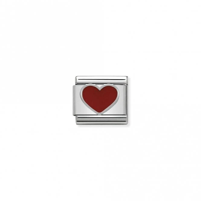 Classic Silver Red Heart Love & Hearts Charms