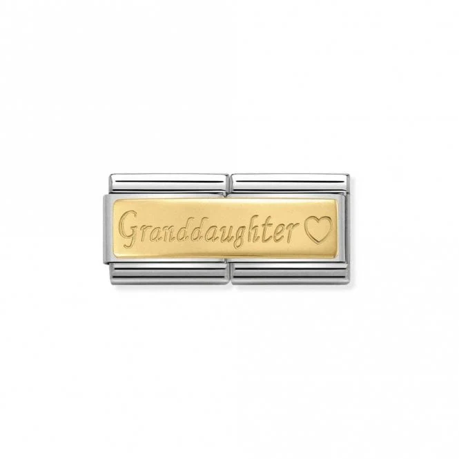 Gold Double Granddaughter Friends & Family Charms