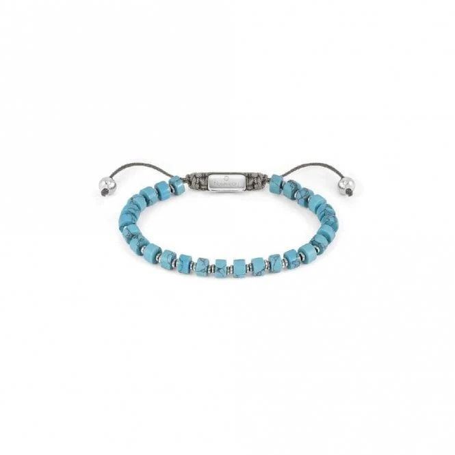 Instinct Style Vintage Steel & Turquoise Bracelet