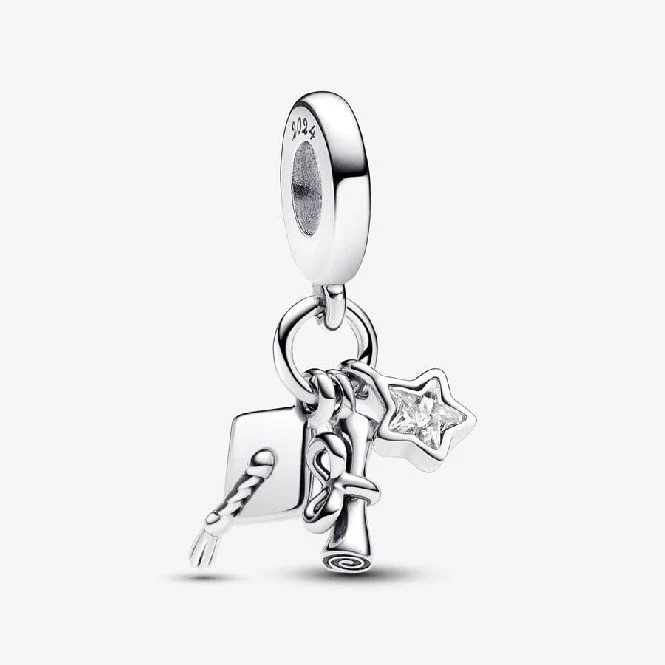 2024 Graduation Triple Dangle Charms