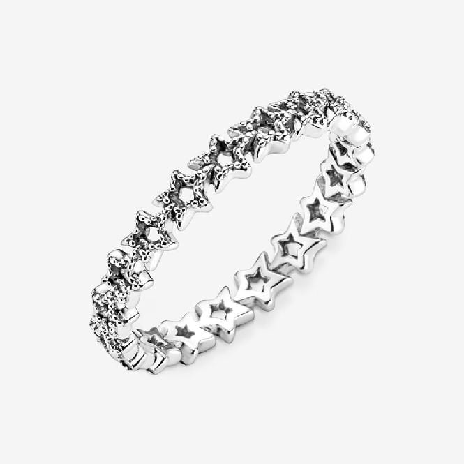 Band of Asymmetric Stars Ring, Size 52