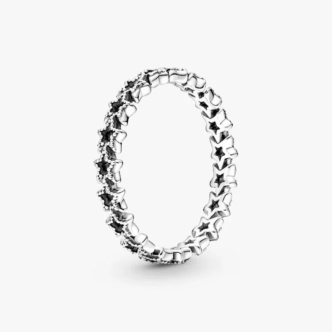 Band of Asymmetric Stars Ring, Size 54 - Image 2