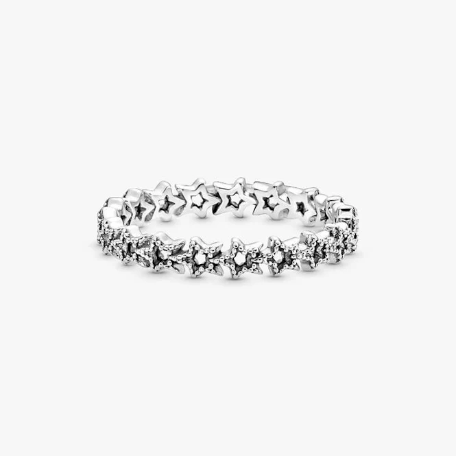 Band of Asymmetric Stars Ring, Size 54 - Image 4