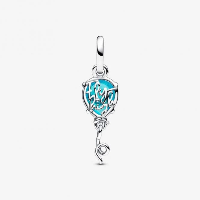 Blue Murano Glass Balloon Dangle Charms