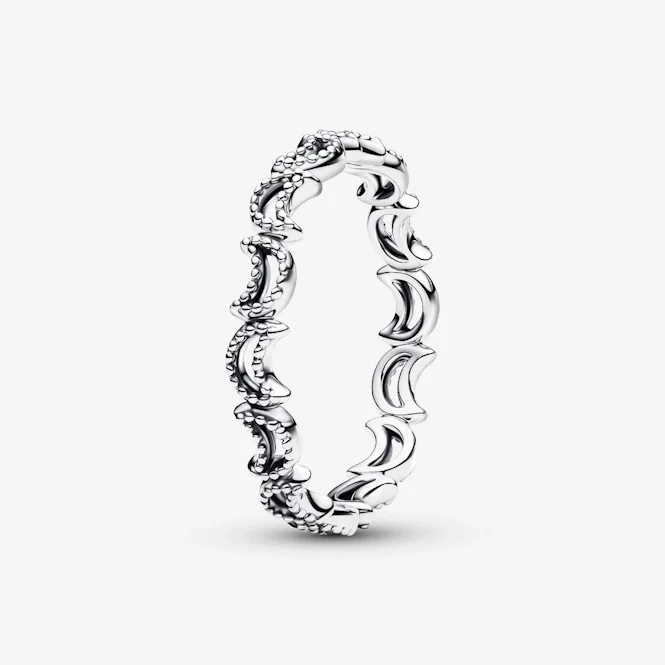 Crescent Moon Ring, Size 50
