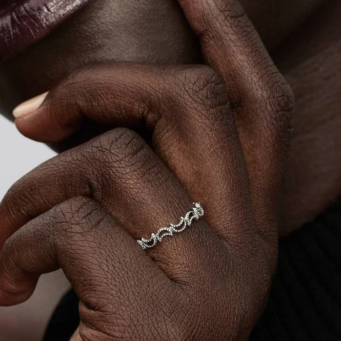 Crescent Moon Ring, Size 50 - Image 2