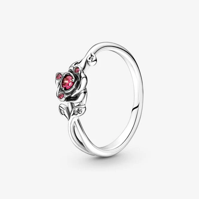 Disney Beauty and the Beast Rose Ring, Size 50