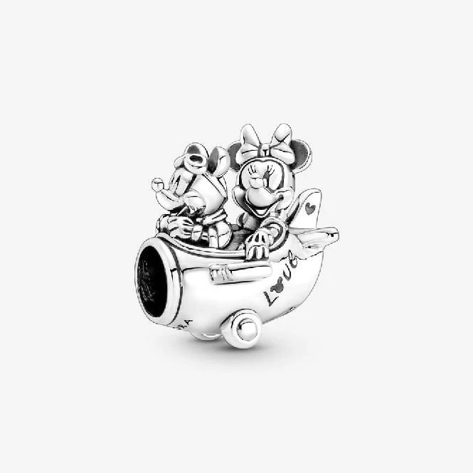 Disney Mickey Mouse & Minnie Mouse Airplane Charms