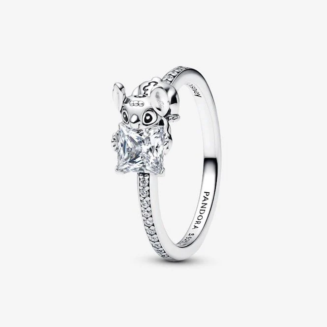 Disney Stitch & Stone Ring, Size 50