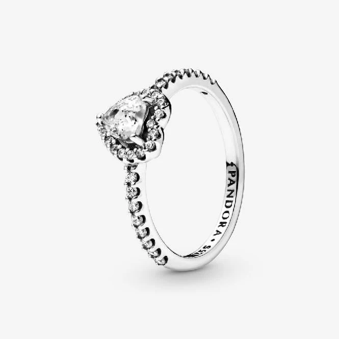 Elevated Heart Ring, Size 58